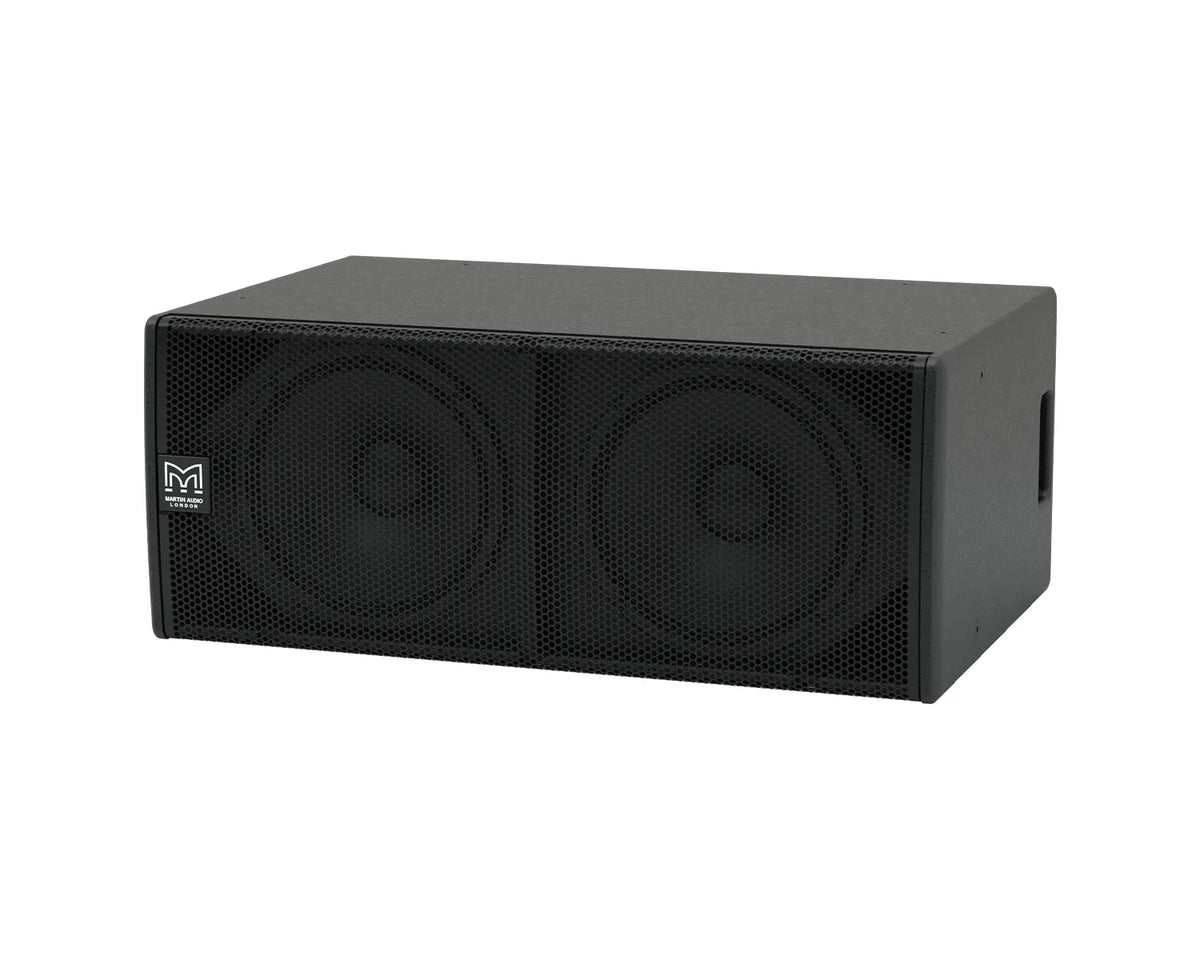 SX210 2x10" Direct Radiating Slimline Dual Subwoofer 500W Black