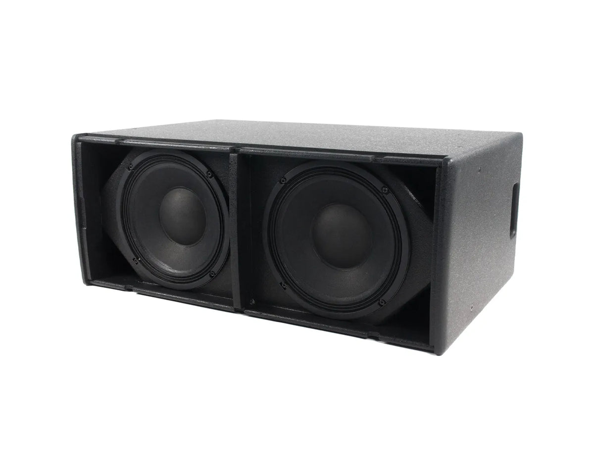 SX210 2x10" Direct Radiating Slimline Dual Subwoofer 500W Black