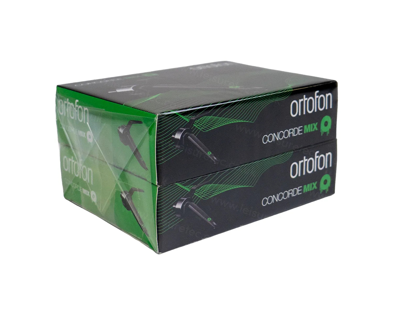 PAIR OF Concorde MkII MIX (Black/Green) Arm-Mount Cartridge