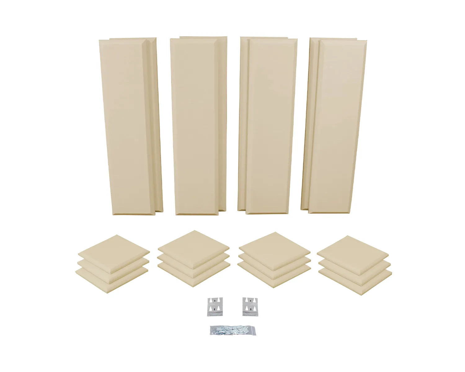 London 10 Acoustic Wall Panel Room Kit for 120sqft Beige