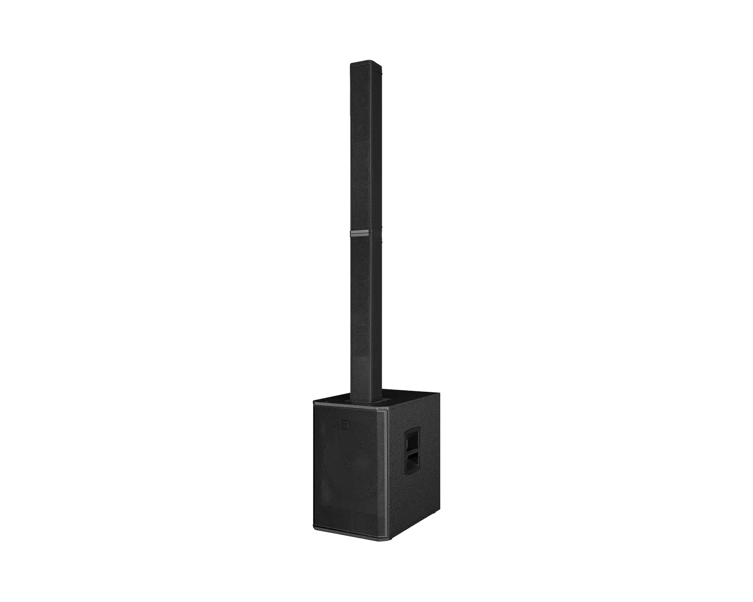 EVOX V15 10x4"+15" Active 3-Way Column PA Speaker 3500W Black