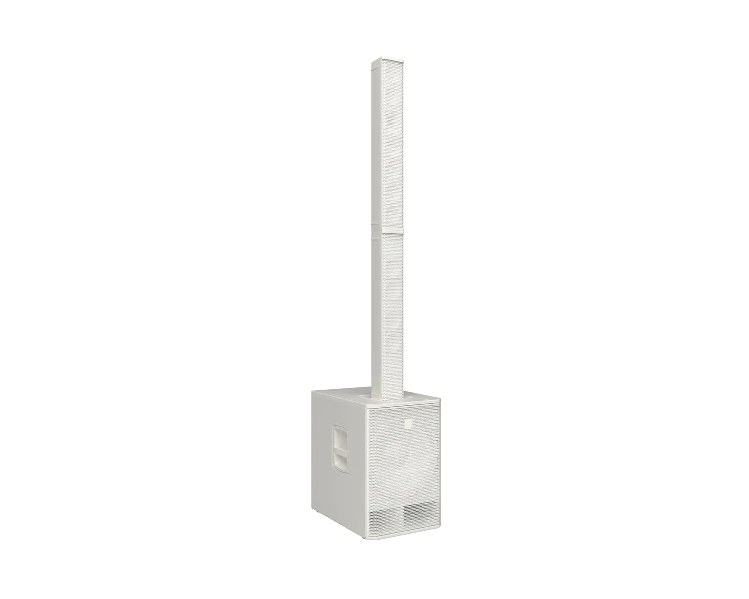 EVOX V15 W 10x4"+15" Active 3-Way Column PA Speaker 3500W White