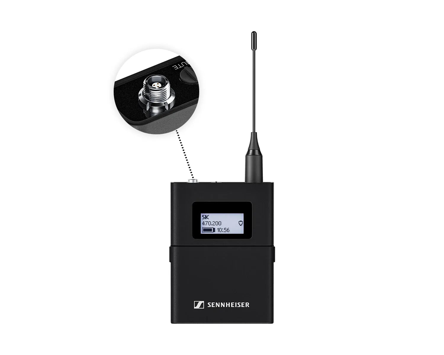 EW-DX SK Bodypack Transmitter 3-PIN LEMO (S1-10) CH38