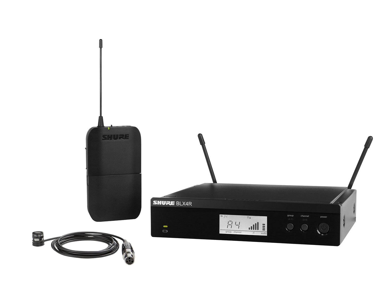 BLX14R/W85M Wireless Rackmount Lavalier System BLX4R/WL185M K3E