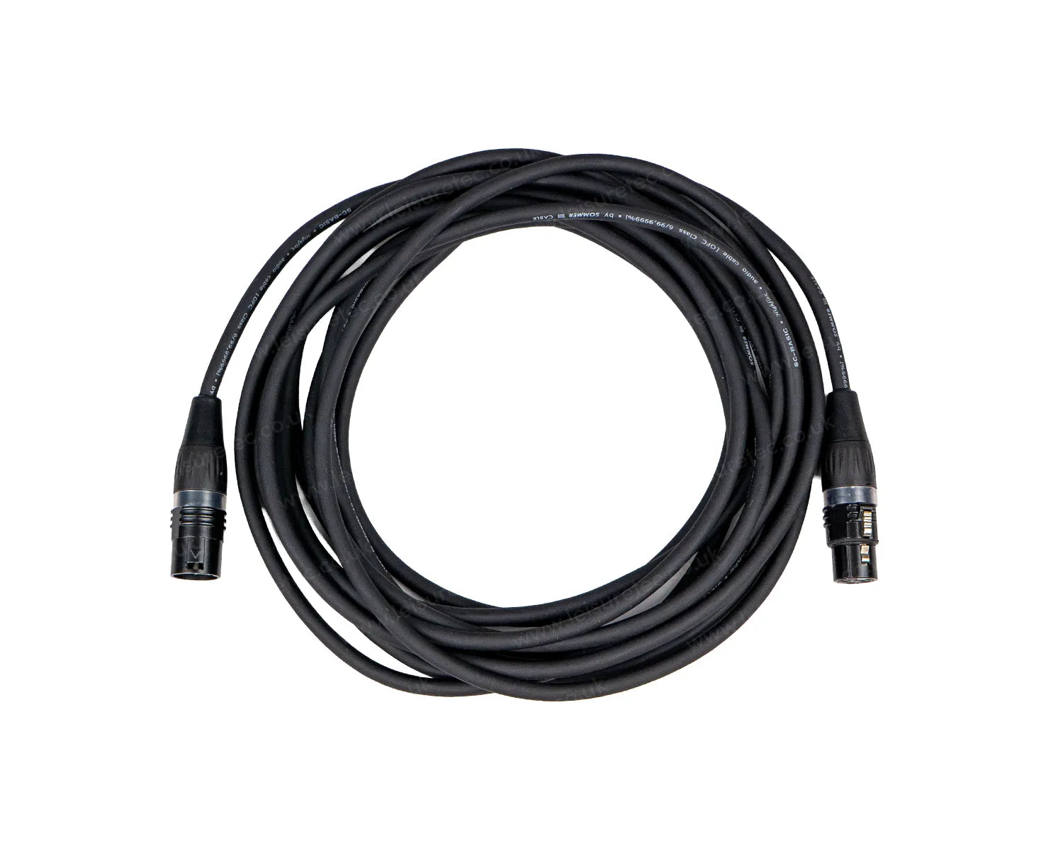 Shure SOM Quality Microphone Cable XLRM - XLRF 6 Metre