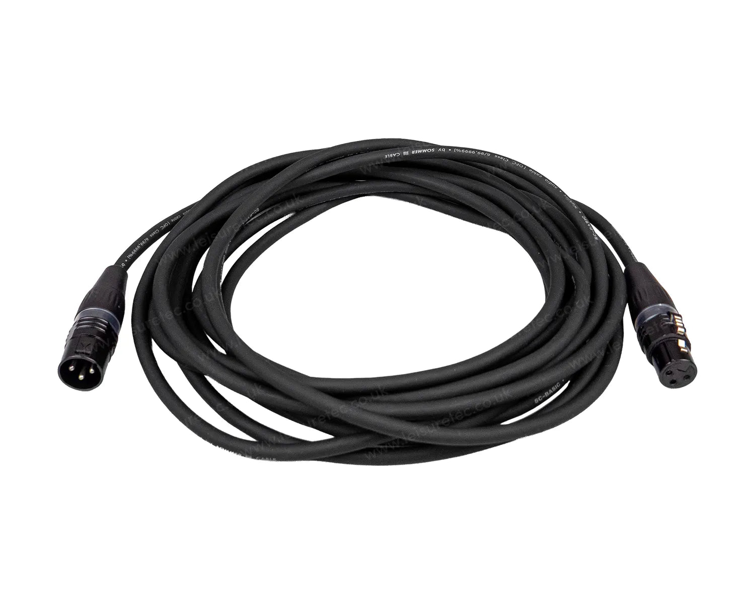 Shure SOM Quality Microphone Cable XLRM - XLRF 6 Metre