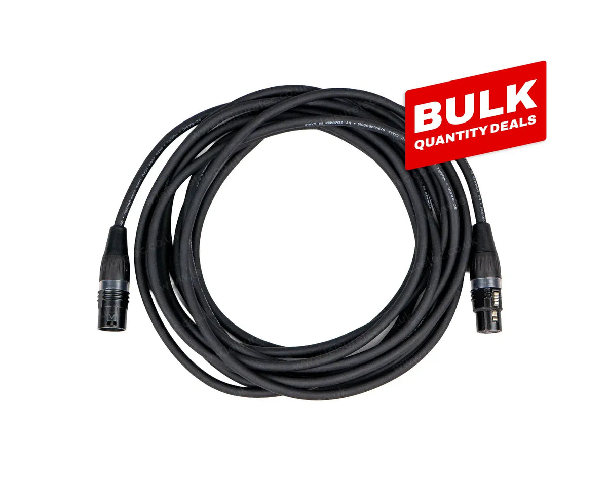 Shure SOM Quality Microphone Cable XLRM - XLRF 6 Metre