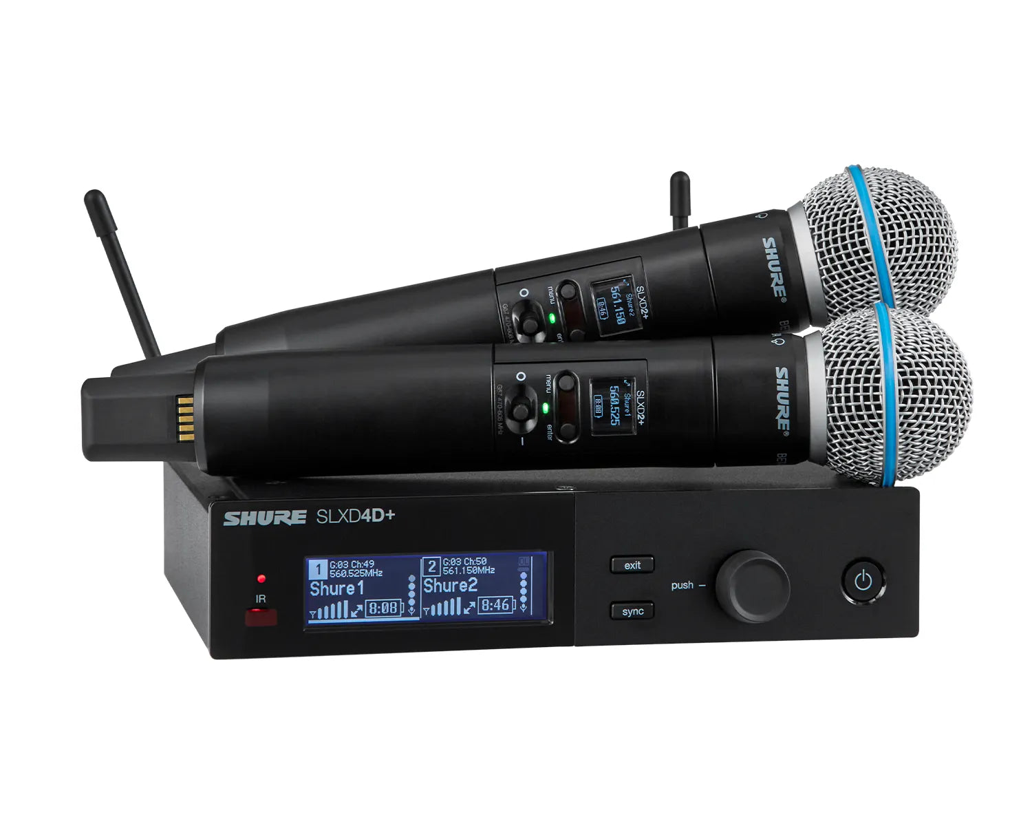 SLXD24D+/B58 DUAL Wireless Handheld System SLXD2+/B58 S50 CH70