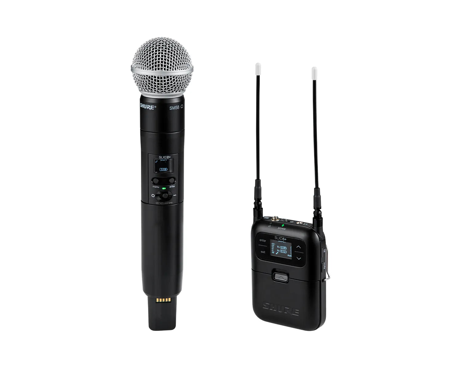SLXD25+/58 Wireless Portable HH System SLXD5+/SLXD2+/SM58 S50