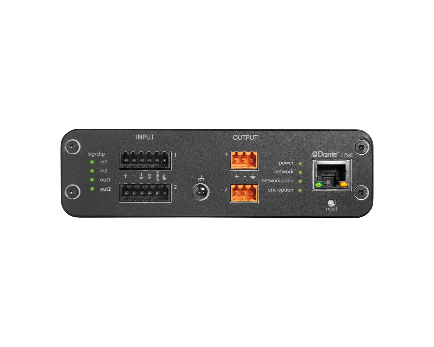 ANI22-BLOCK Audio Network Interface 2 CH IN/2 CH OUT / Dante