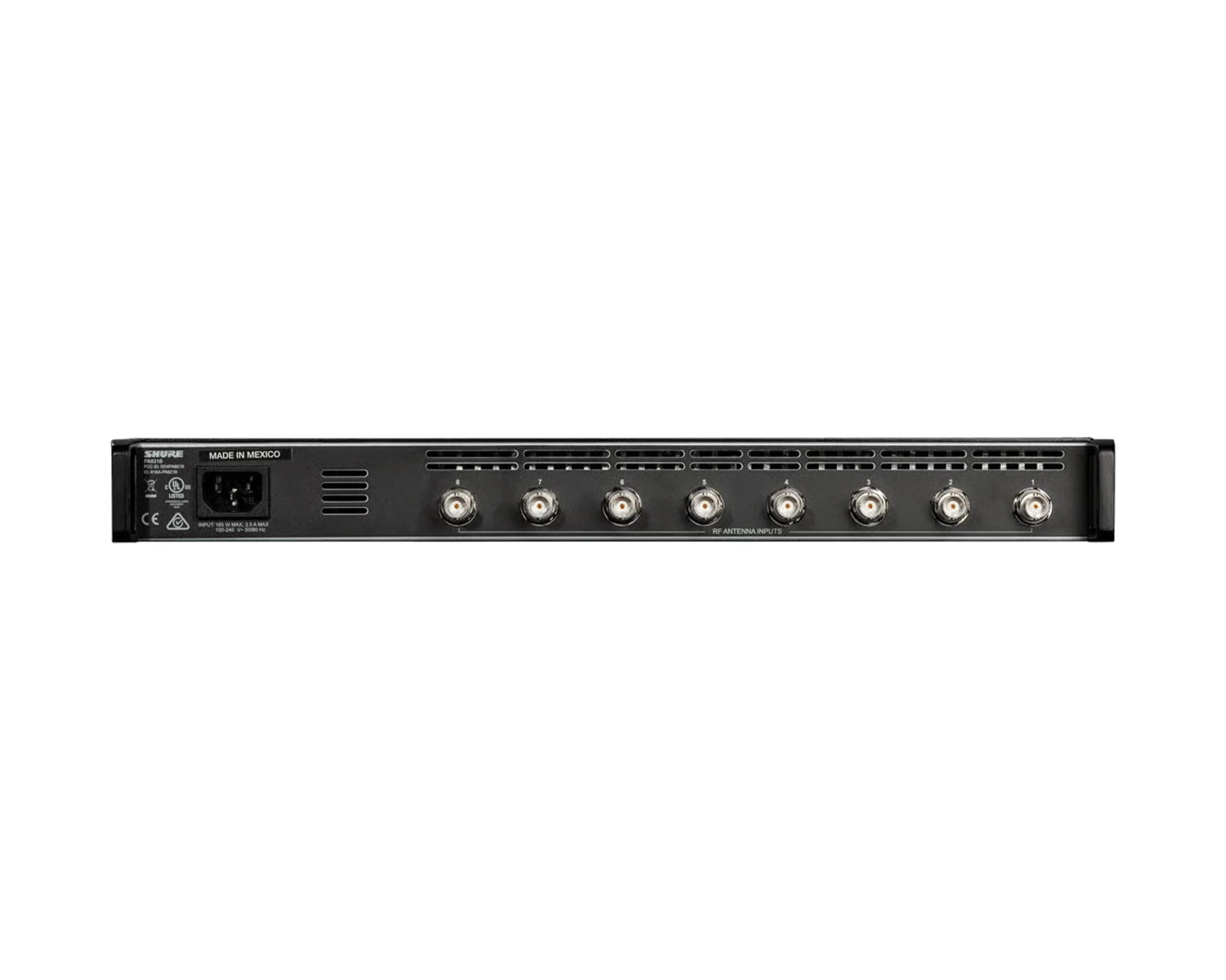 PA821B Wideband Antenna Combiner for up to 8 x PSM Txmitters 1U