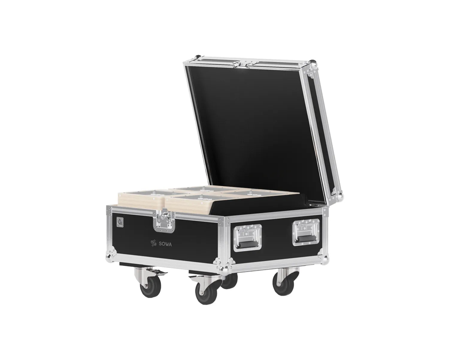 SOWA Case 6" Flightcase for 4 x SOWA Live 6 Speaker