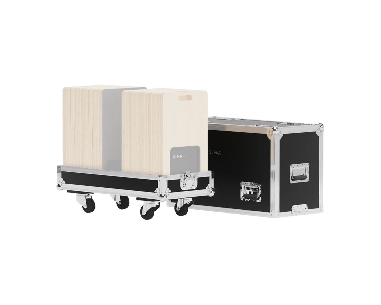 SOWA Case 12" Flightcase for 2 x SOWA Live 12 Speaker