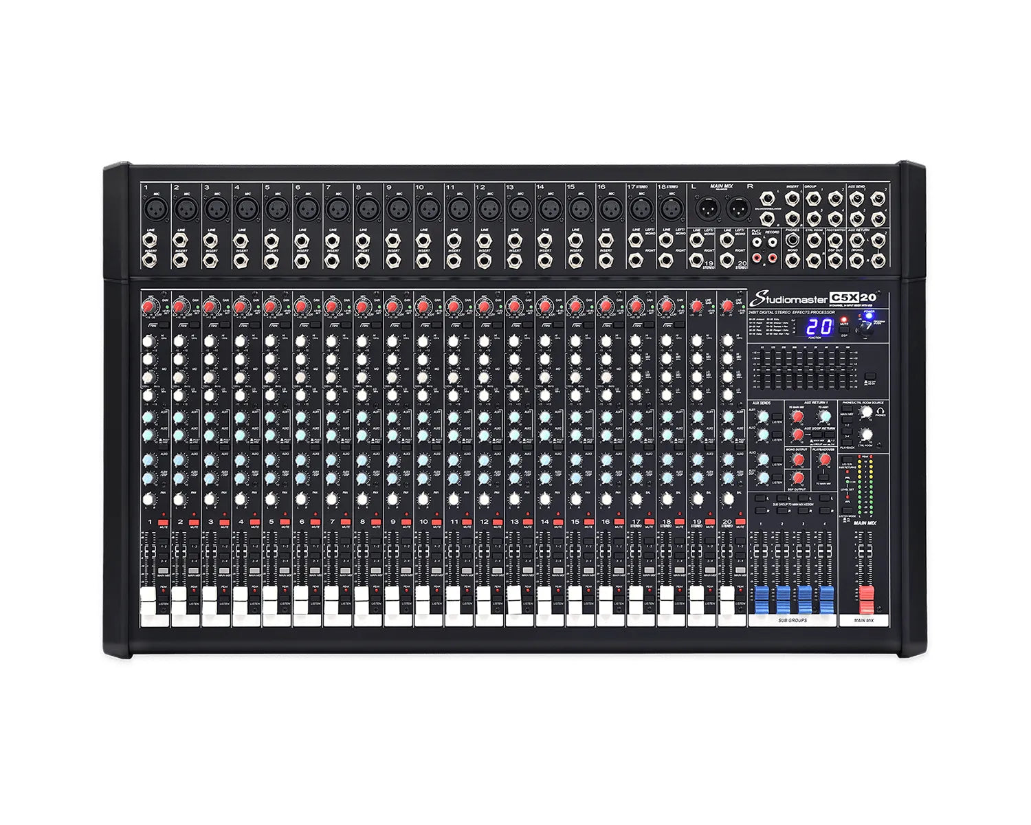 C5X-20 20CH Compact Mixer 18 input / 4 Stereo / 3bandEQ