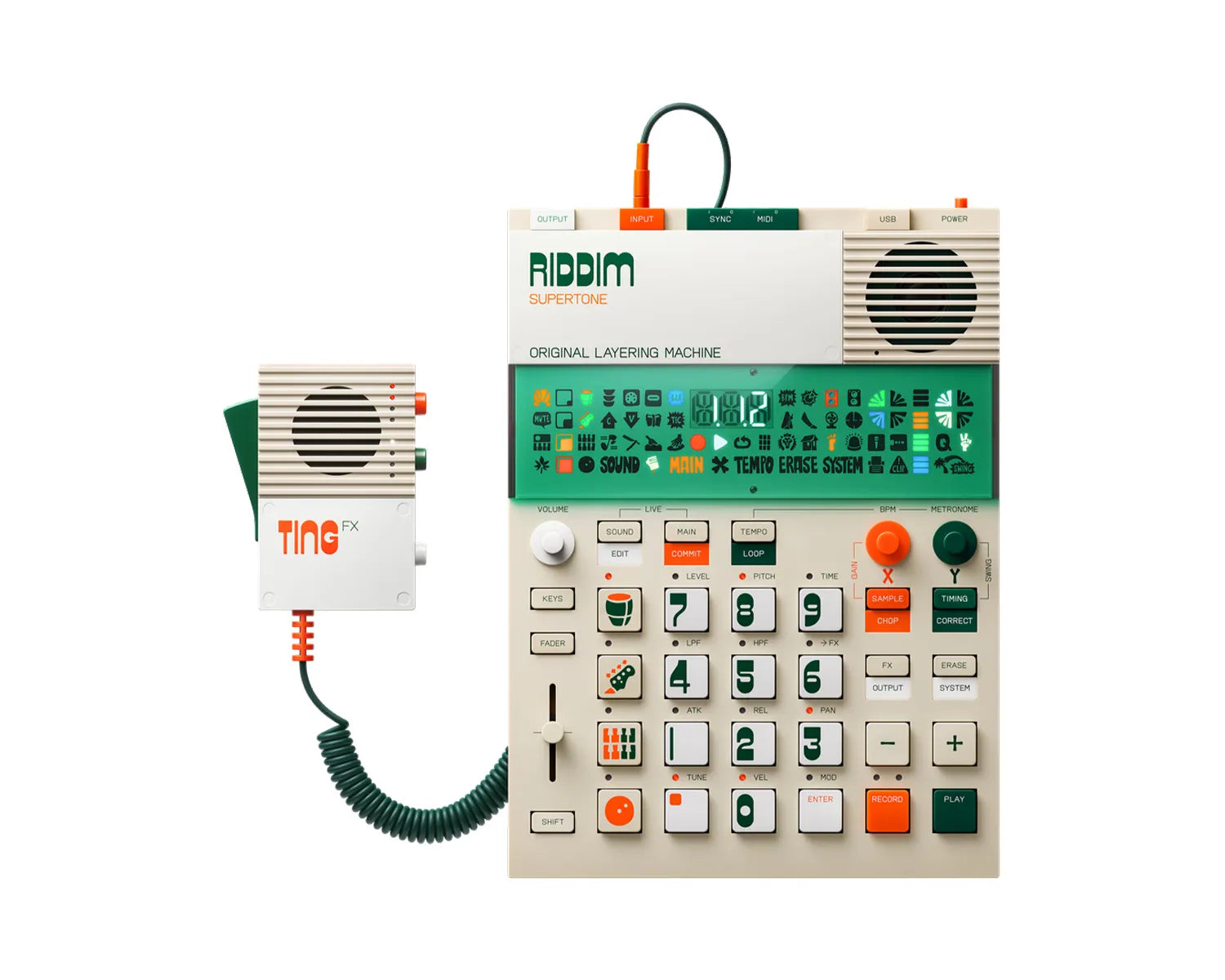 EP-40 RIDDIM Sampler Composer Launch Bundle with TING FX Mic