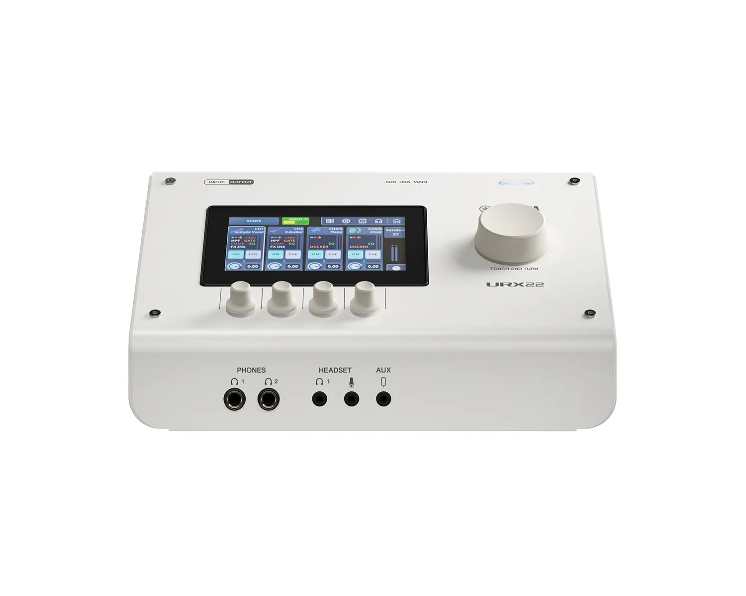 URX22 W 4 In/2 Out USB-C Audio Interface 32-bit/192kHz White