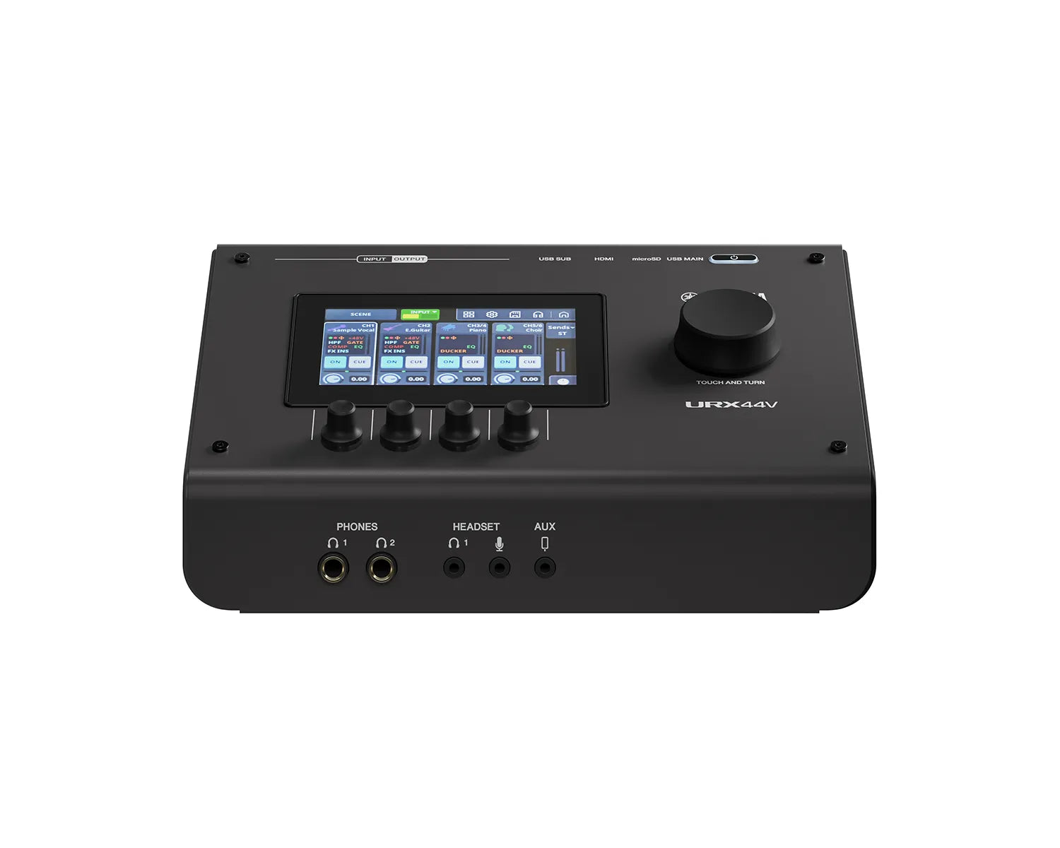 URX44V B 6In/4Out USB-C Audio Interface w/HDMI 32-bit/192kHz Blk