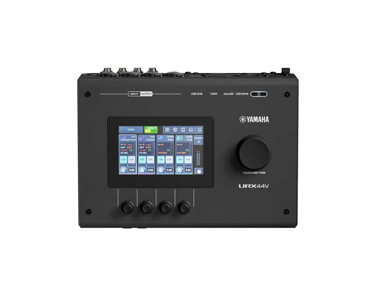 URX44V B 6In/4Out USB-C Audio Interface w/HDMI 32-bit/192kHz Blk