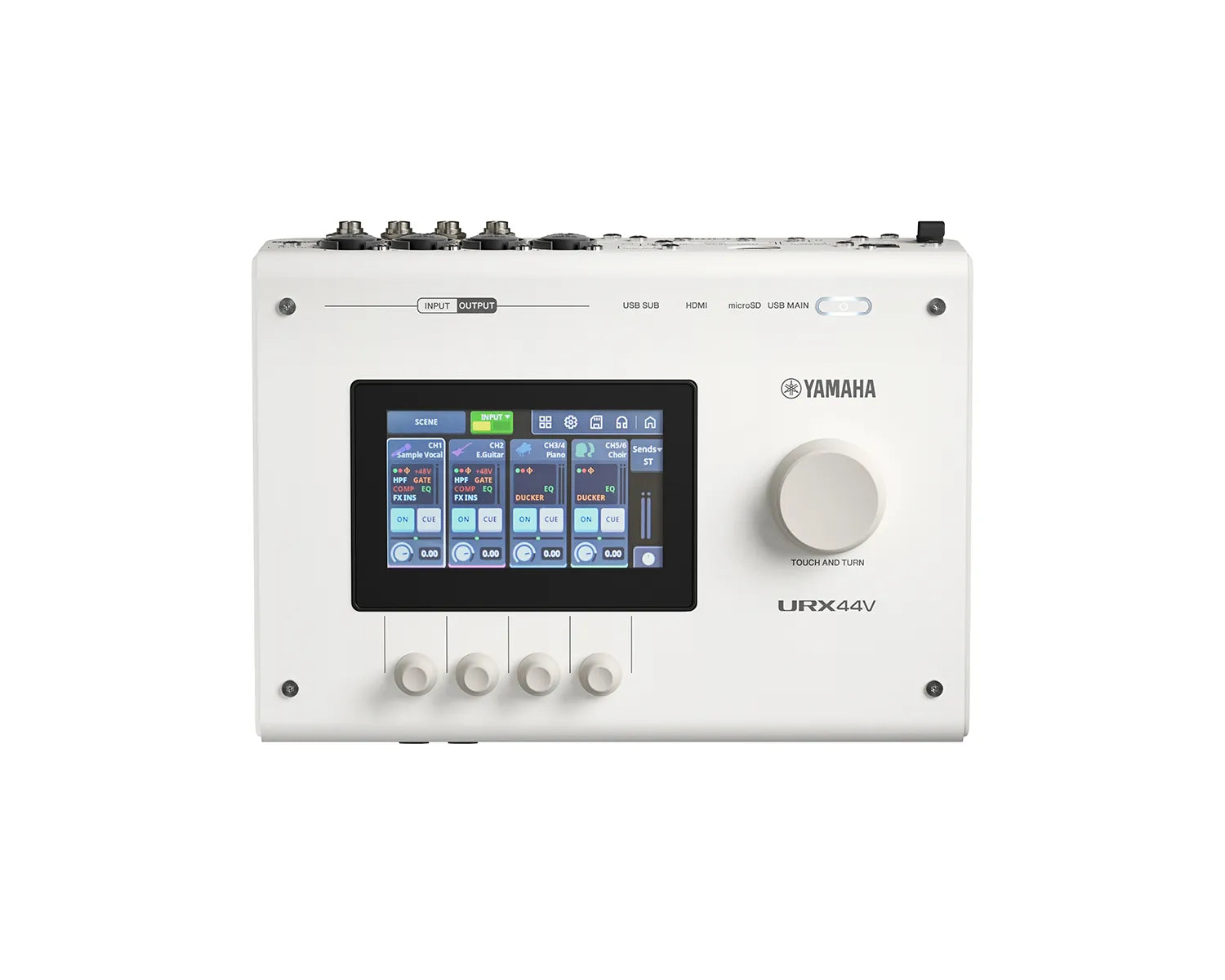 URX44V W 6In/4Out USB-C Audio Interface w/HDMI 32-bit/192kHz Wht
