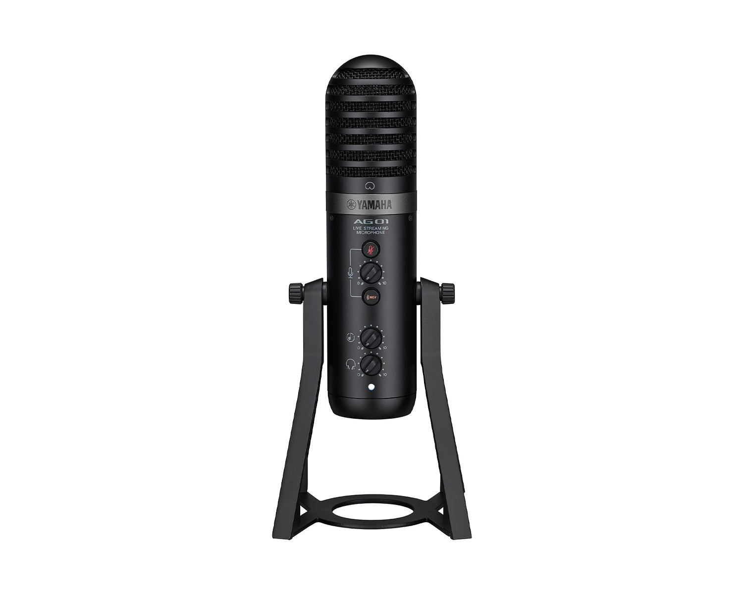 YAMAG01B - Yamaha AG01 Live Streaming USB Microphone for Podcasts or Streaming Black Image 1