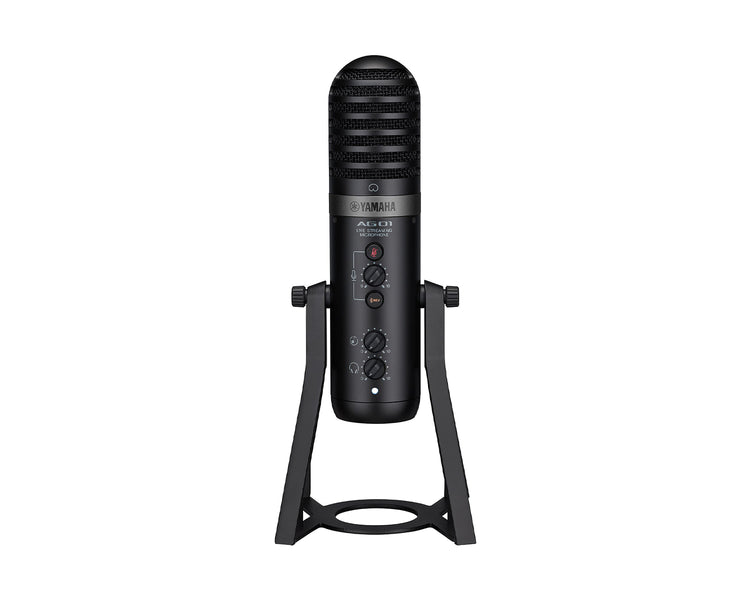 YAMAG01B - Yamaha AG01 Live Streaming USB Microphone for Podcasts or Streaming Black Image 1