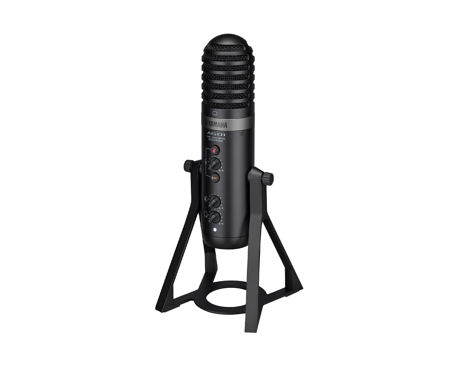 YAMAG01B - Yamaha AG01 Live Streaming USB Microphone for Podcasts or Streaming Black Image 2