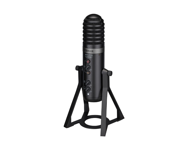 YAMAG01B - Yamaha AG01 Live Streaming USB Microphone for Podcasts or Streaming Black Image 2