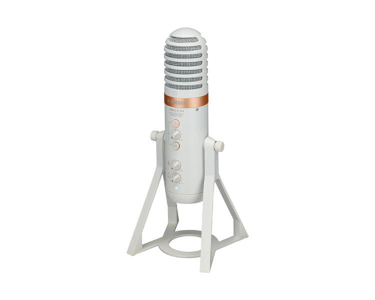 YAMAG01W - Yamaha AG01 Live Streaming USB Microphone for Podcasts or Streaming White Image 2