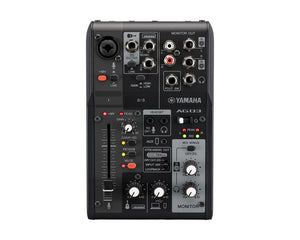 YAMAG03MK2B - Yamaha AG03 MK2 3 Channel Mixer with USB Audio Interface Black Image 1