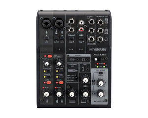 YAMAG06MK2B - Yamaha AG06 MK2 6 Channel Mixer with USB Audio Interface Black Image 1