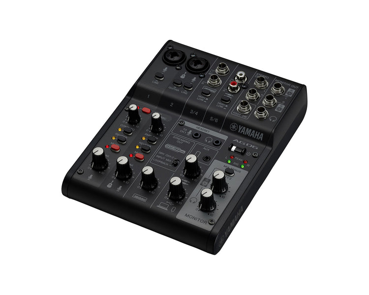 YAMAG06MK2B - Yamaha AG06 MK2 6 Channel Mixer with USB Audio Interface Black Image 2