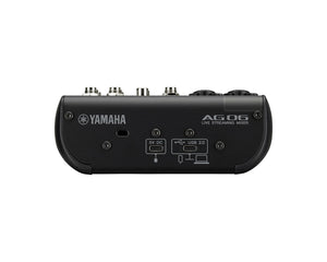 YAMAG06MK2B - Yamaha AG06 MK2 6 Channel Mixer with USB Audio Interface Black Image 3