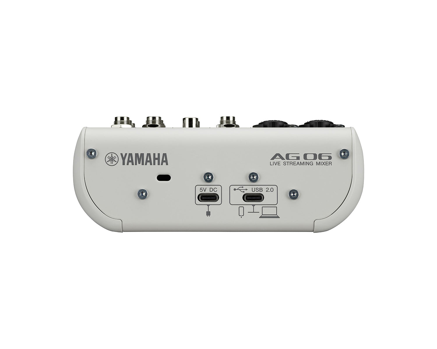 YAMAG06MK2W - Yamaha AG06 MK2 6 Channel Mixer with USB Audio Interface White Image 3