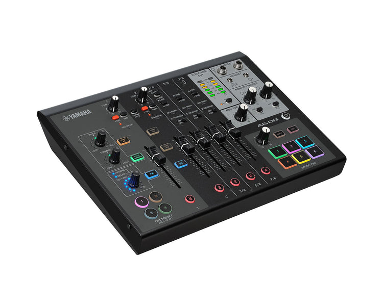 YAMAG08B - Yamaha AG08 8 Channel Mixer with USB Audio Interface Black Image 2