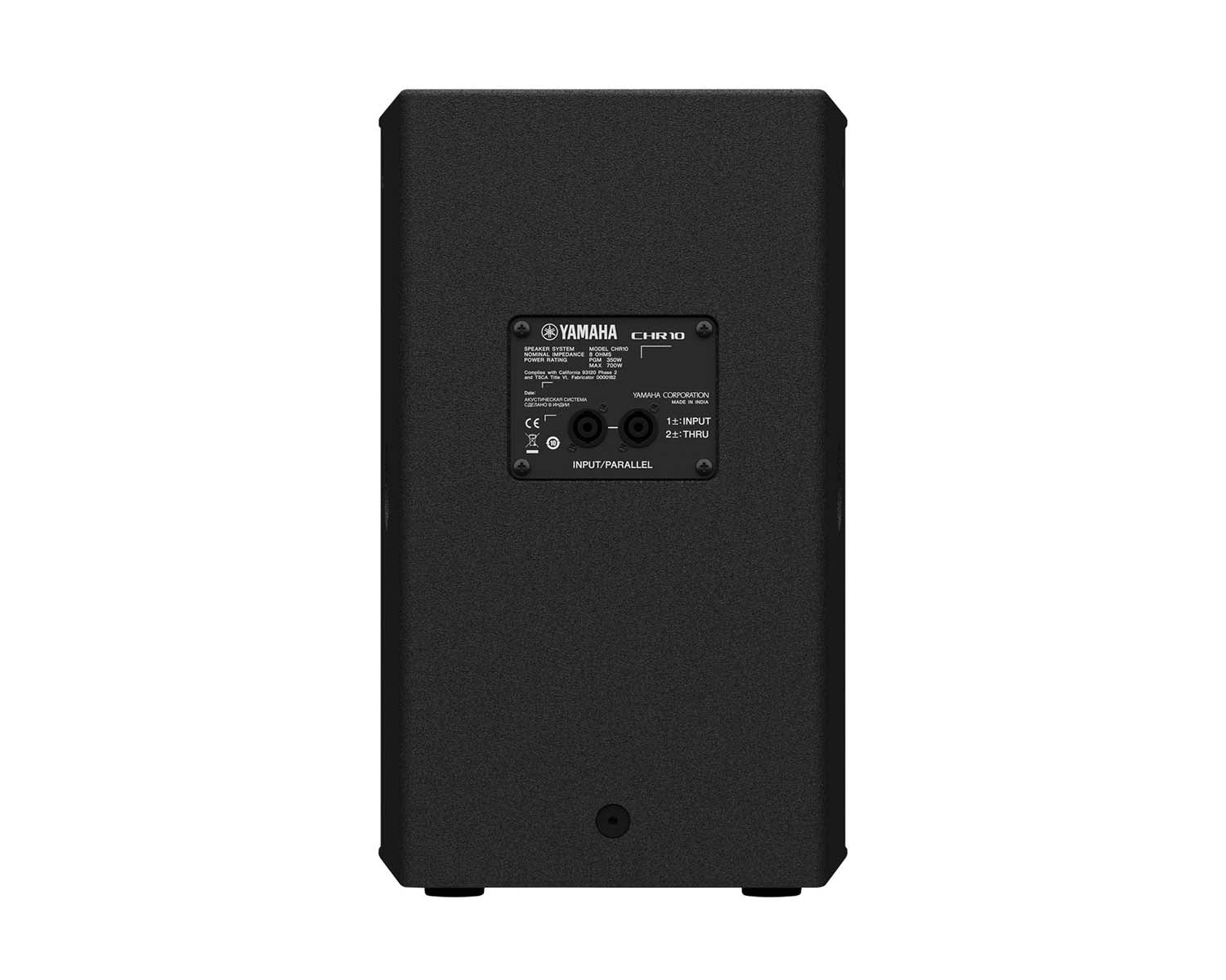 YAMCHR10 - Yamaha CHR10 2 Way 10inch Passive Loudspeaker 175W Black Image 5
