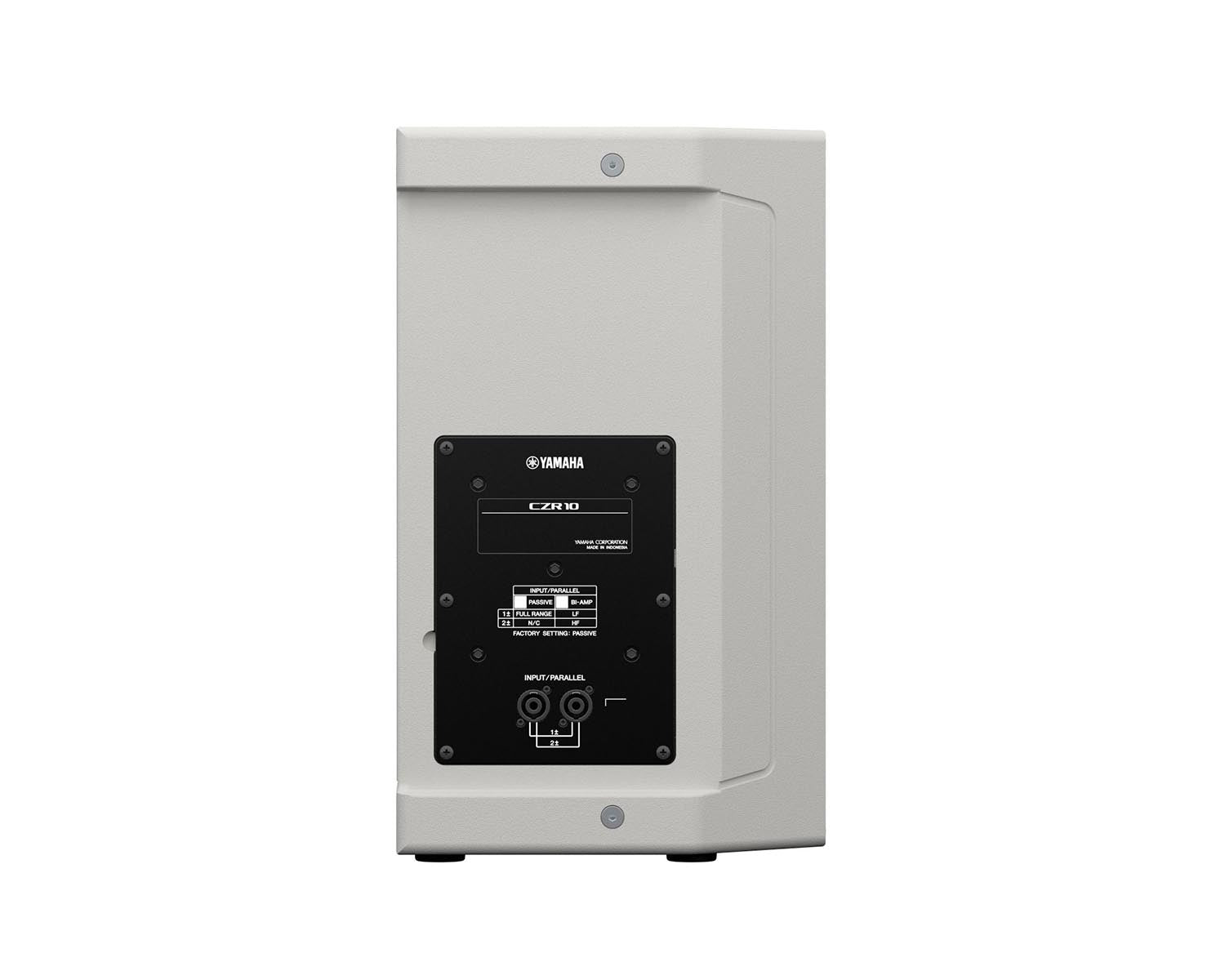 YAMCZR10W - Yamaha CZR10W Passive 2 Way Loudspeaker 10inch LF and 2inch HF White Image 2