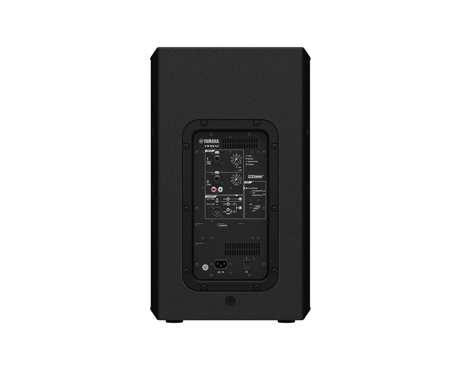 YAMDHR12 - Yamaha DHR12 2 Way 12inch Active Loudspeaker Class D Amp 465W Black Image 4