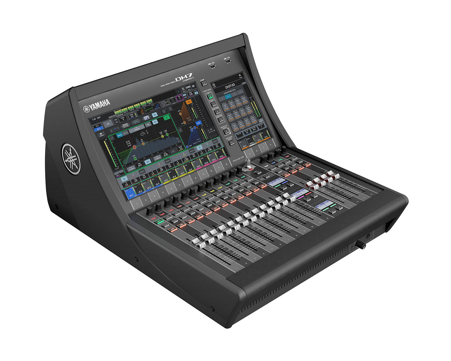 YAMDM7C - Yamaha DM7C Compact Digital Mixer 72 Mono or 2 Stereo or 12 Matrix and Dante Image 1