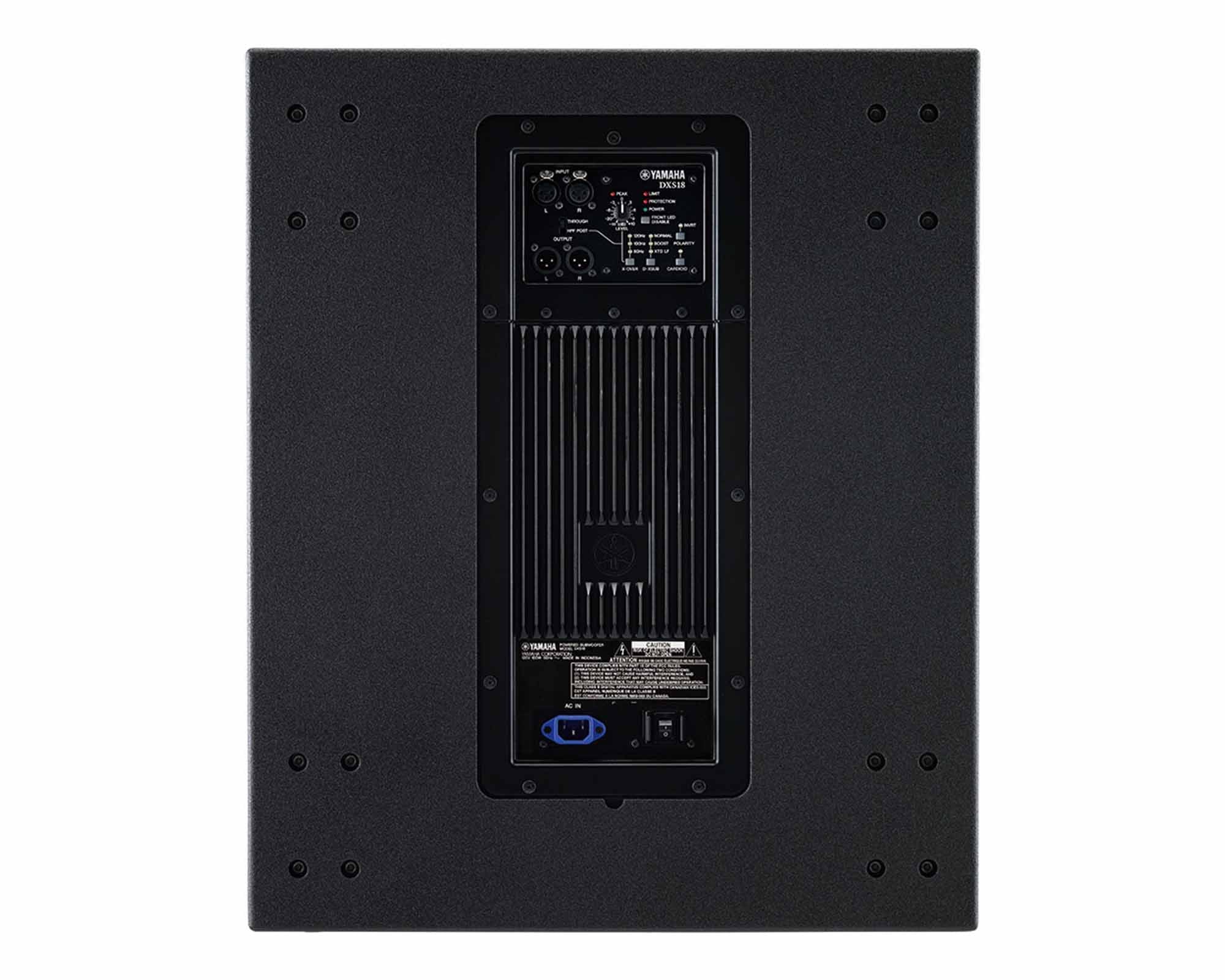YAMDXS18 - Yamaha DXS18 Compact 18inch Active Subwoofer Class D 1020W Image 3