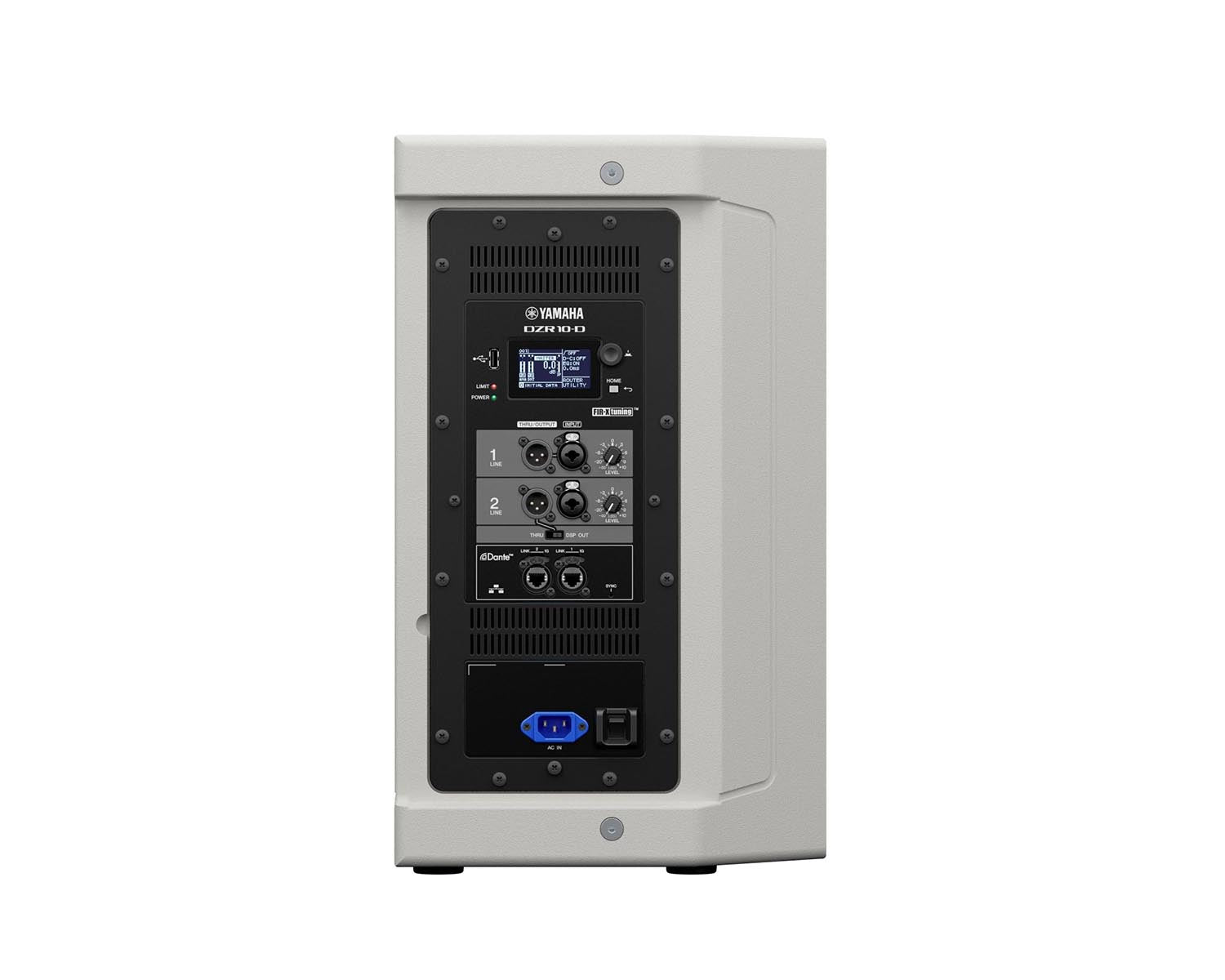 YAMDZR10DW - Yamaha DZR10DW 2 Way Bi Amped Powered Speaker 10inch LF and 2inch HF and DANTE White Image 2