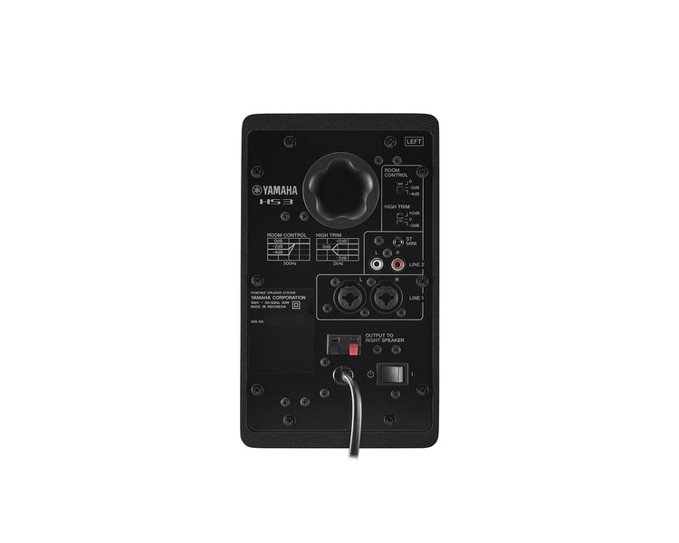 YAMHS3B - Yamaha HS3 3.5inch 2 Way Compact Studio Monitor Speakers Class D Amp Black Image 5
