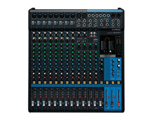 YAMMG16XU - Yamaha MG16XU 16 Ch Mixing Console 10 Mic or 16 Line and SPX with Faders Image 1