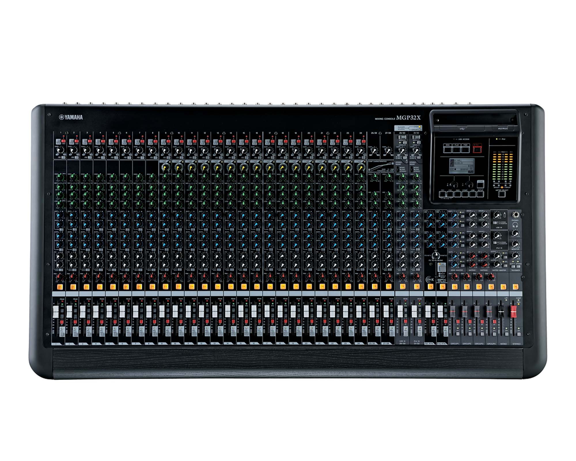 YAMMGP32X - Yamaha MGP32X 32Ch Premium Mixer and REV X and SPX Free Standing Only Image 1