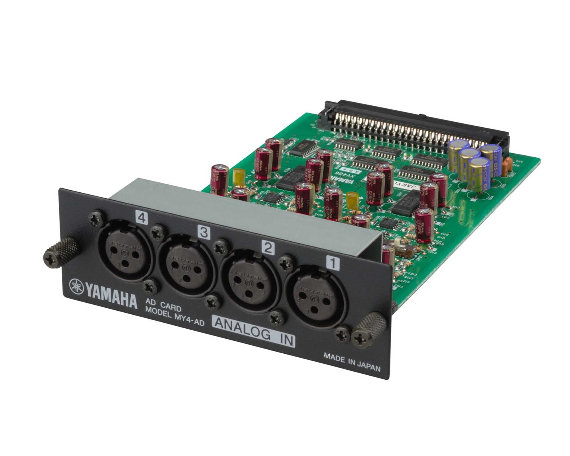 YAMMY4AD - Yamaha MY4AD 24 Bit Analogue Digital Input Card 4 x XLR Image 1