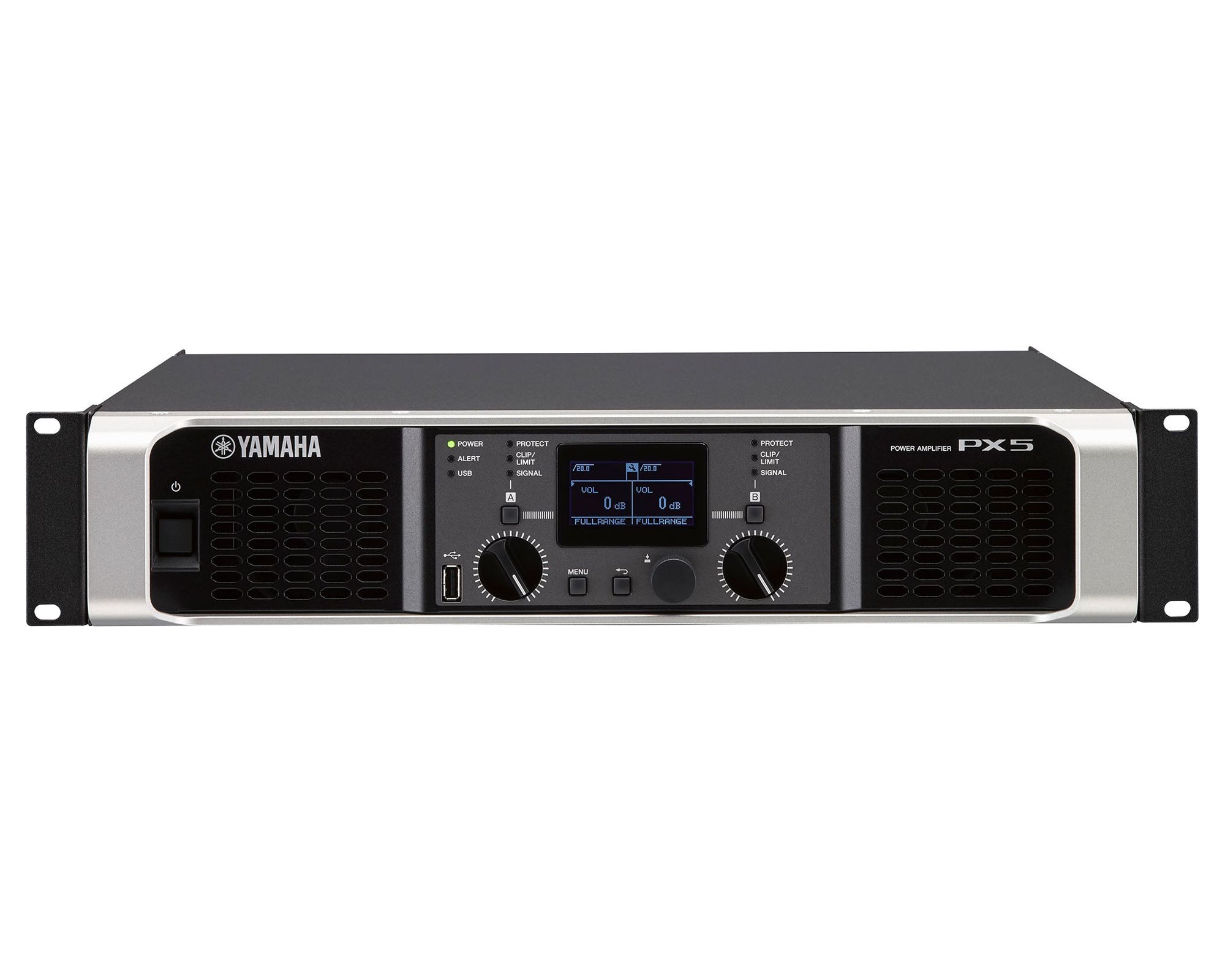 YAMPX5 - Yamaha PX5 Class D Power Amp 2x800W @ 4ohm with On Board DSP 2U Image 1