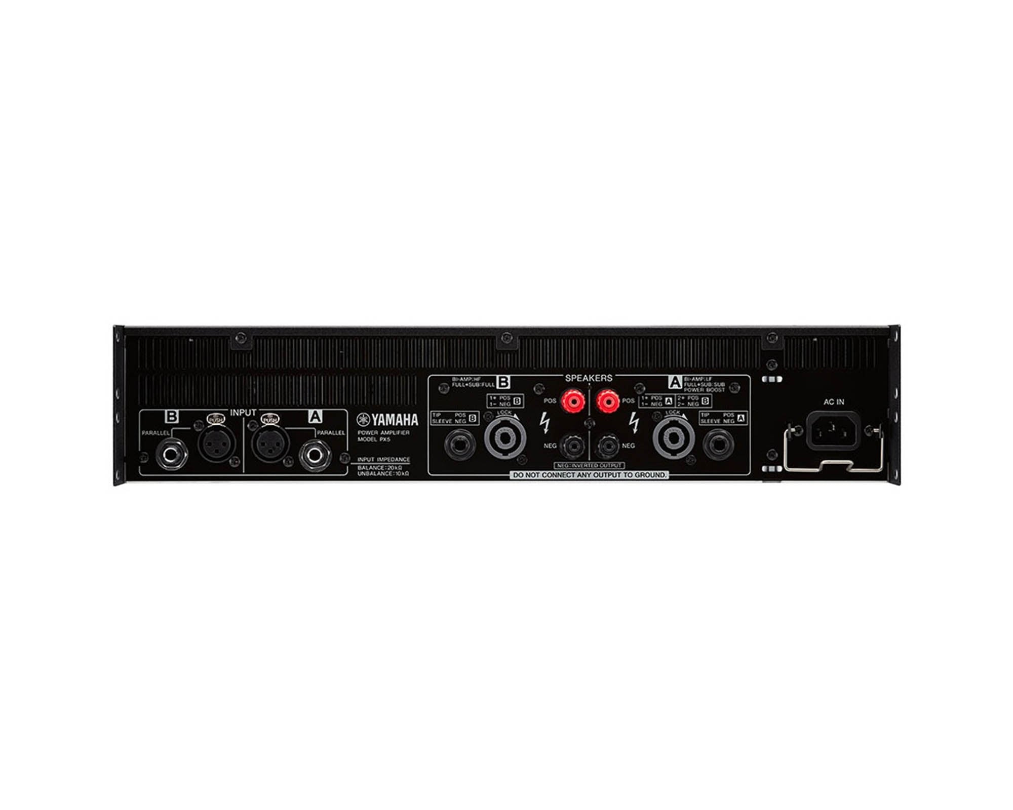YAMPX5 - Yamaha PX5 Class D Power Amp 2x800W @ 4ohm with On Board DSP 2U Image 2