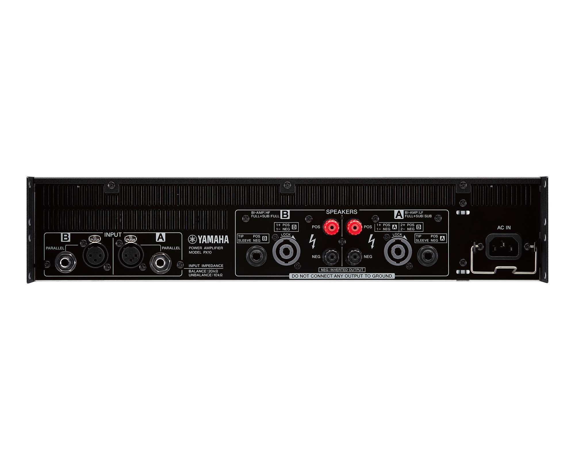 YAMPX8 - Yamaha PX8 Class D Power Amp 2x1050W @ 4ohm with On Board DSP 2U Image 2