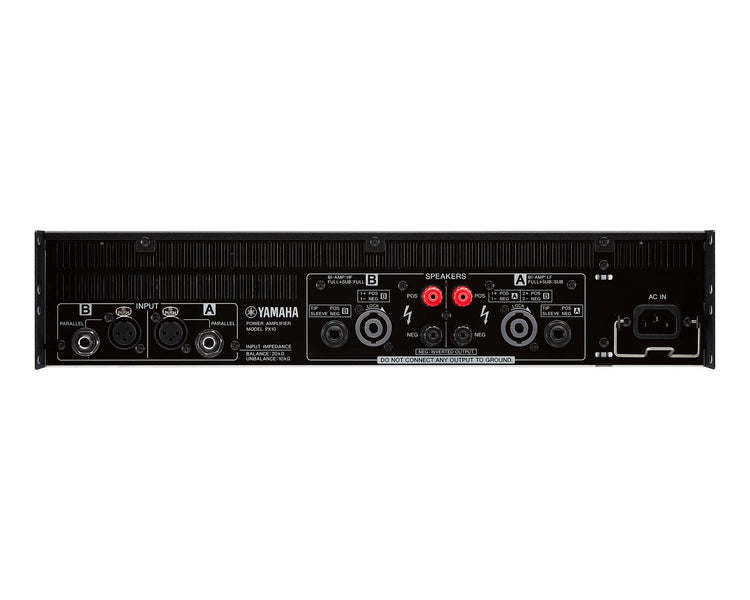 YAMPX8 - Yamaha PX8 Class D Power Amp 2x1050W @ 4ohm with On Board DSP 2U Image 2
