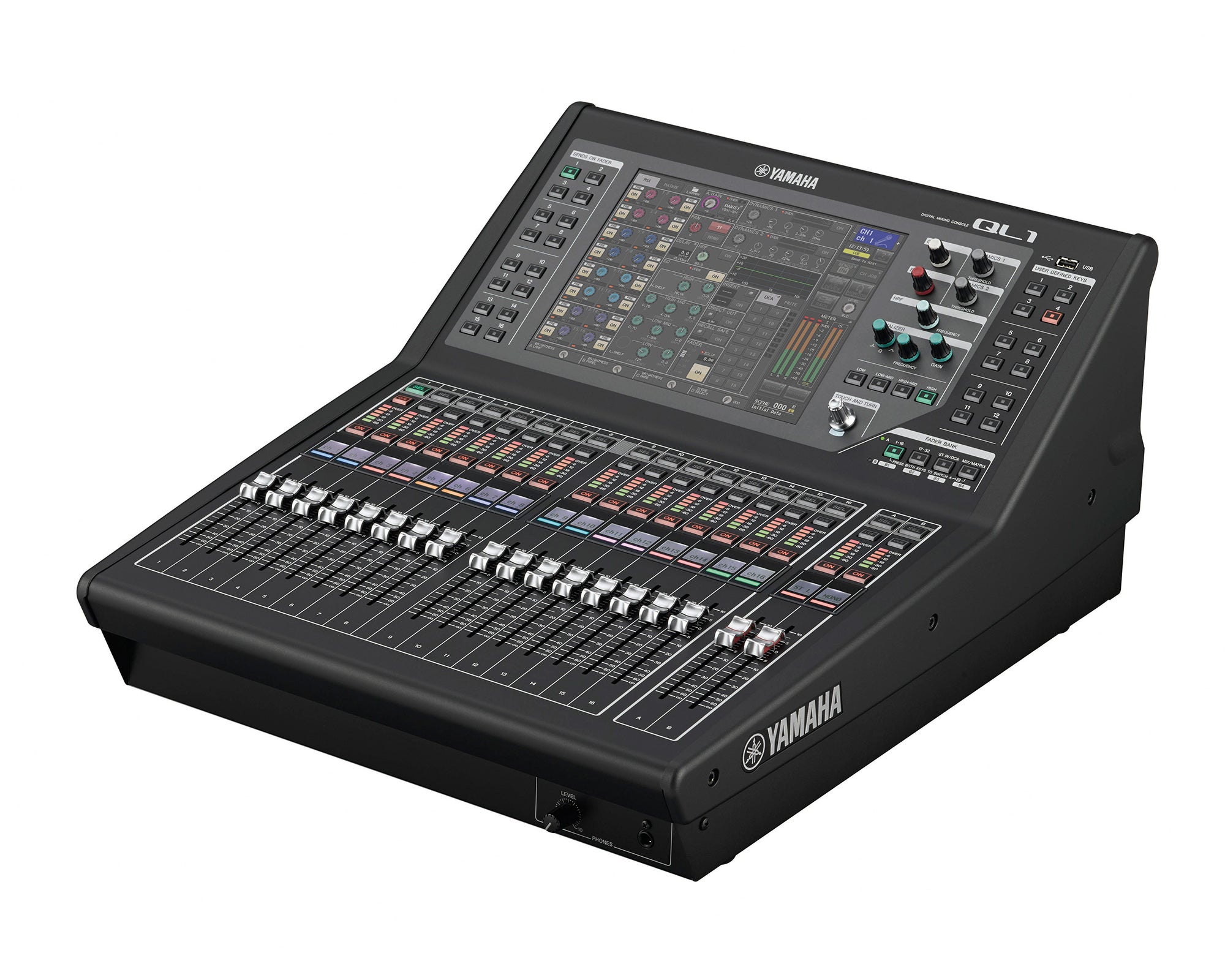 YAMQL1 - Yamaha QL1 Digital Mixing Console with Dante 32 Mono and 8 Stereo i or p  Image 1