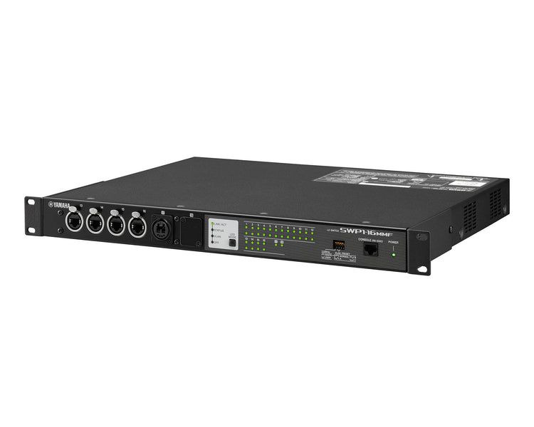 YAMSWP116MMF - Yamaha SWP116MMF Network Switch with 12 EtherCON Ports or 4xRJ45 or 1xOpt Image 3